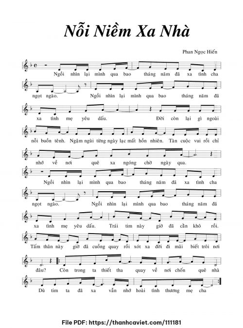 Nỗi niềm xa nhà - Phan Ngọc Hiến - trang 1