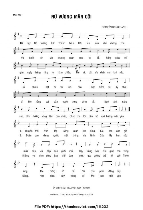 Nữ Vương Mân Côi - Nguyễn Bang Hanh - trang 1