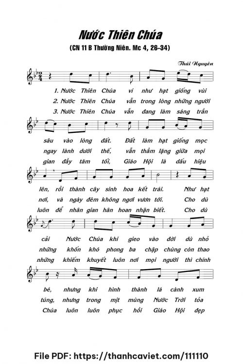 Nước Thiên Chúa - Lm. Thái Nguyên - trang 1