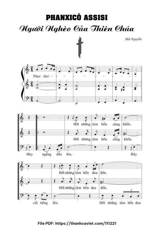Phanxicô Assisi Người nghèo của Thiên Chúa - Hải Nguyễn - trang 1