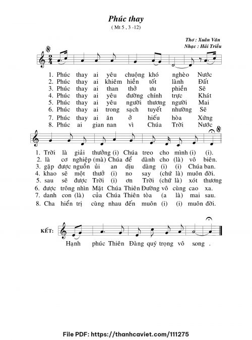 Phúc thay - Hải Triều - trang 1