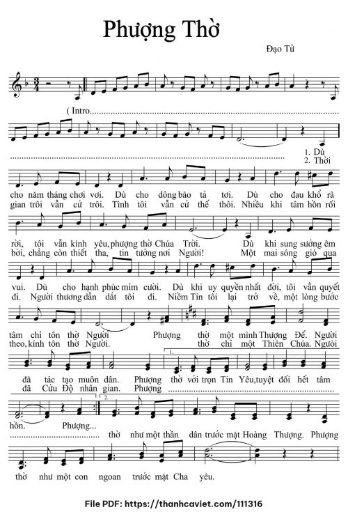 Phượng thờ - Đạo Tử - trang 1