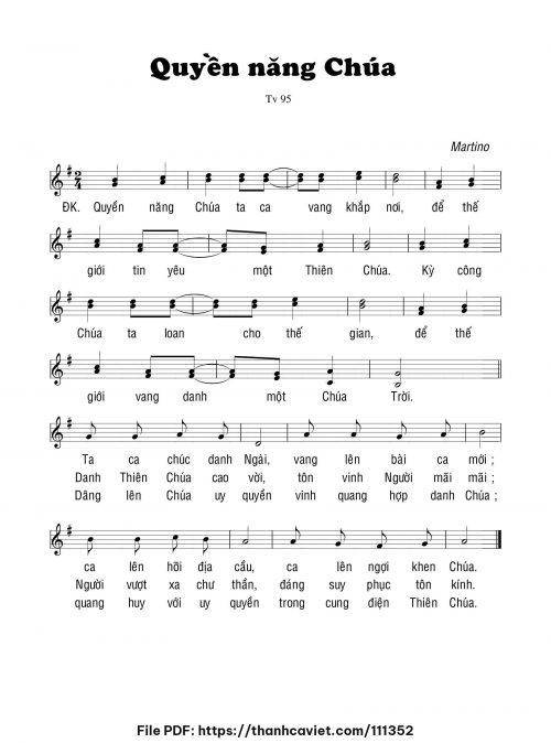 Quyền năng Chúa - Martino - trang 1