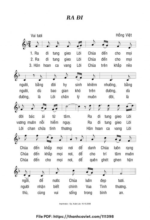Ra đi - Hồng Việt - trang 1