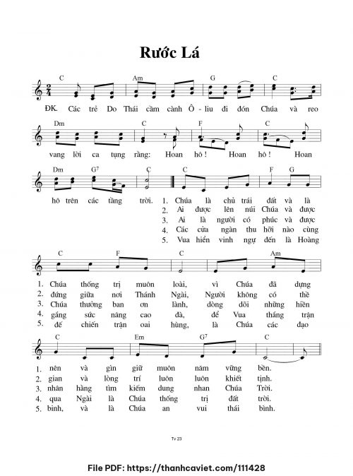 Rước lá - Chưa biết - trang 1
