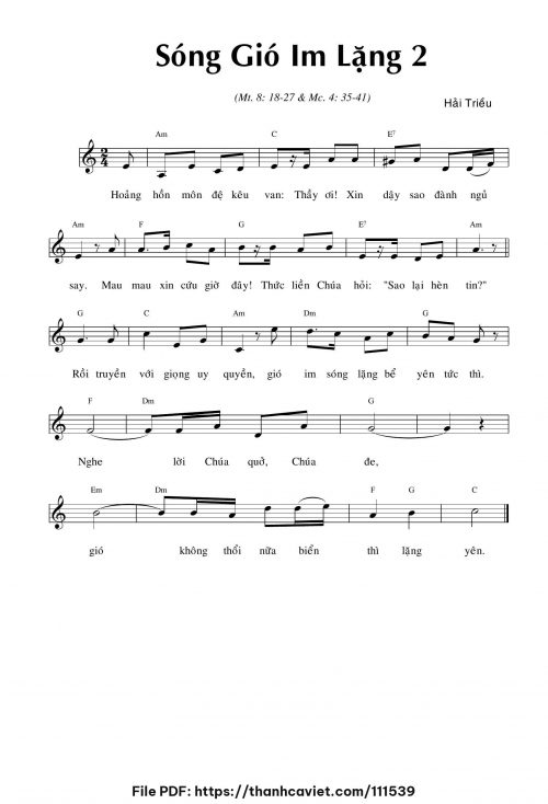 Sóng gió im lặng 2 - Hải Triều - trang 1