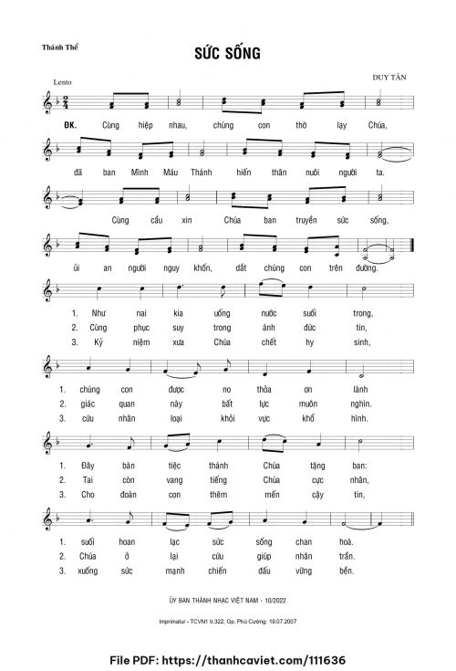 Sức sống - Duy Tân - trang 1