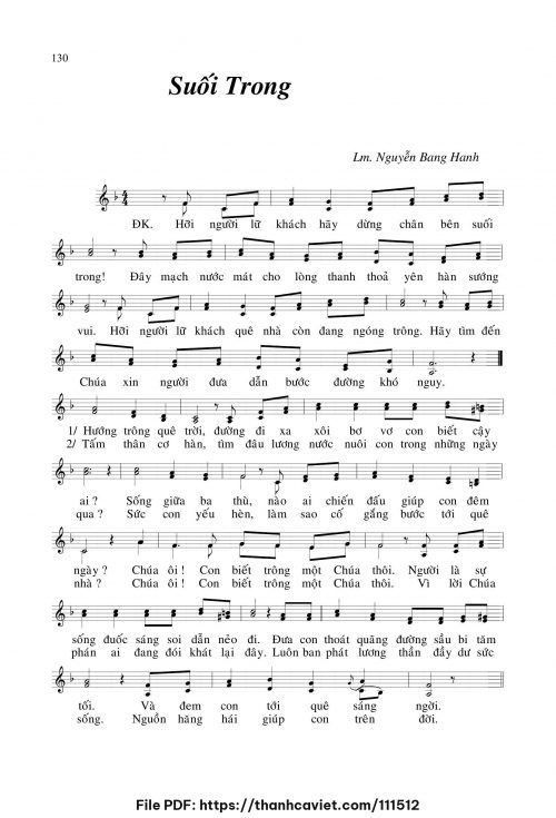 Suối trong - Nguyễn Bang Hanh - trang 1