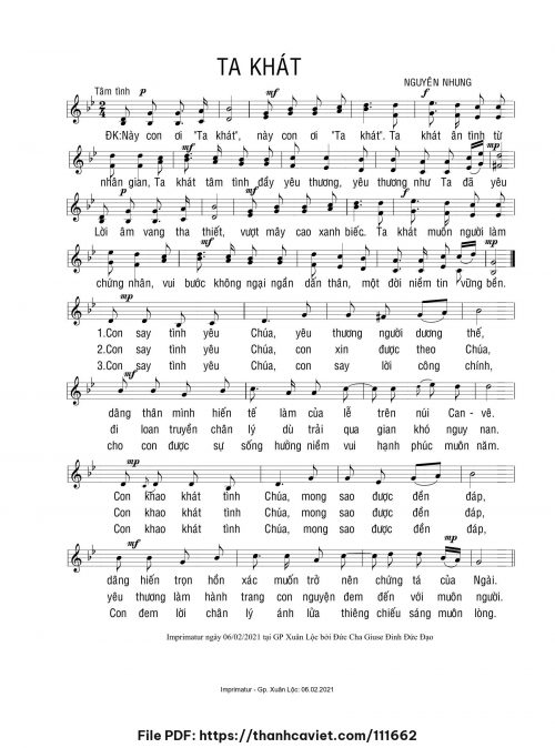 Ta khát - Nguyên Nhung - trang 1