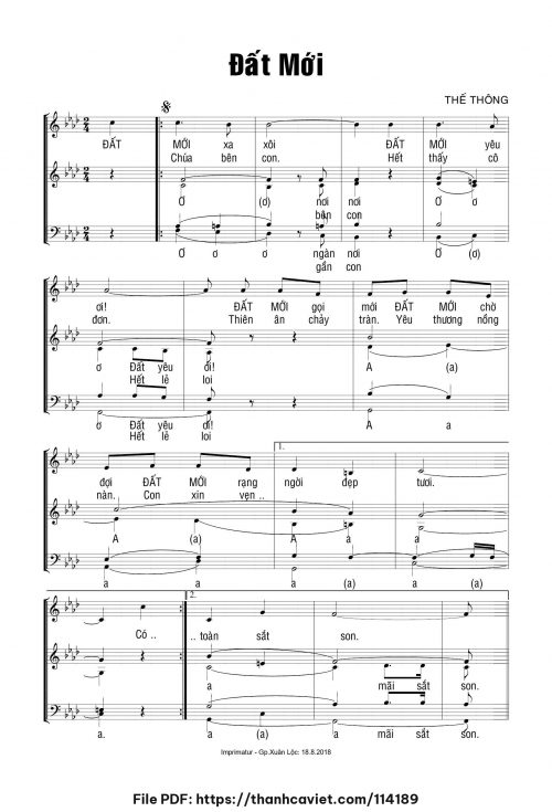 Đất mới - Thế Thông - trang 1