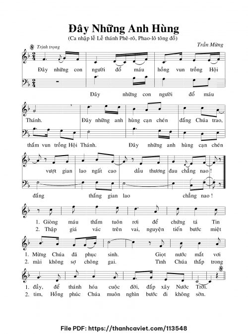 Đây những anh hùng - Trần Mừng - trang 1
