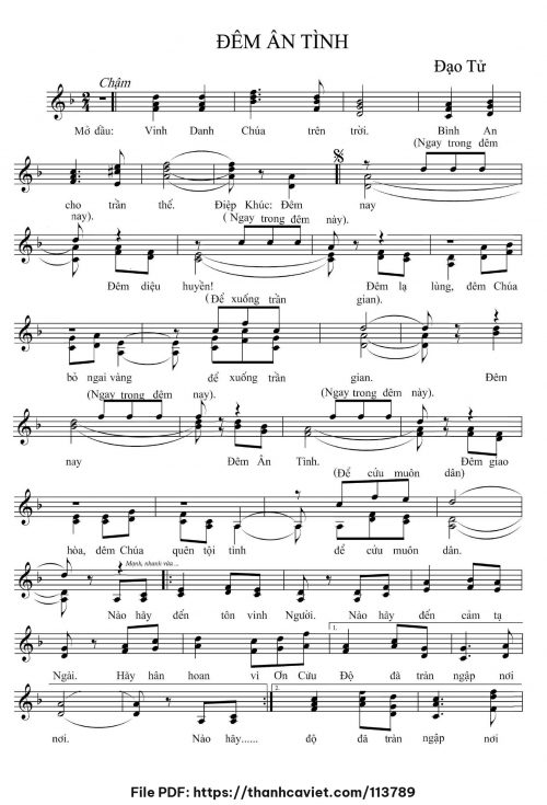 Đêm ân tình - Đạo Tử - trang 1