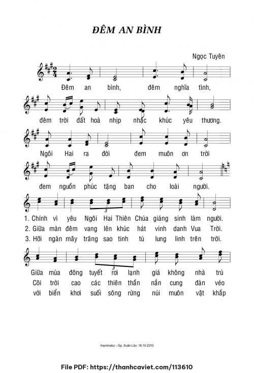 Đêm anh bình - Ngọc Tuyên - trang 1