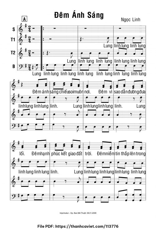 Đêm ánh sáng - Ngọc Linh - trang 1