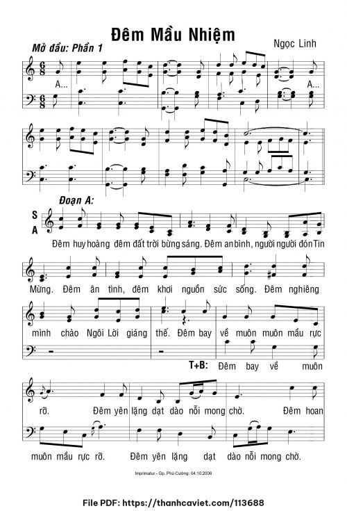 Đêm mầu nhiệm - Ngọc Linh - trang 1