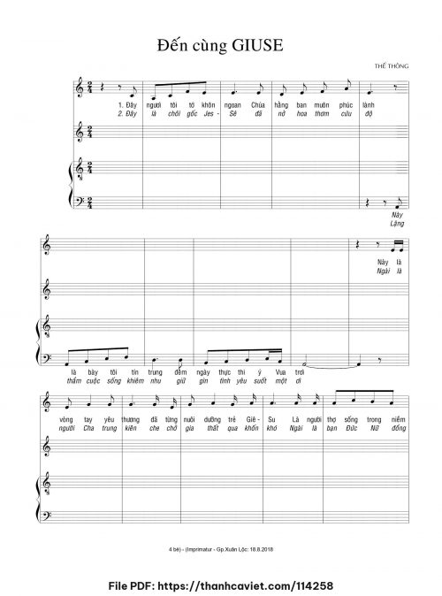 Đến cùng Giuse - Thế Thông - trang 1