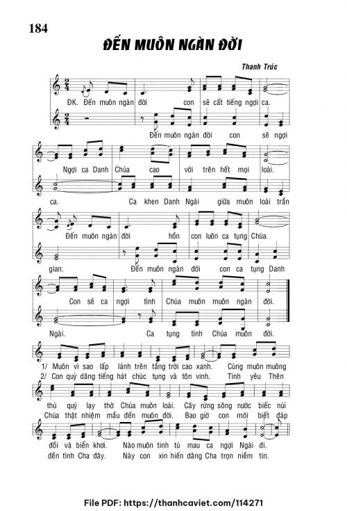 Đến muôn ngàn đời - Thanh Trúc - trang 1