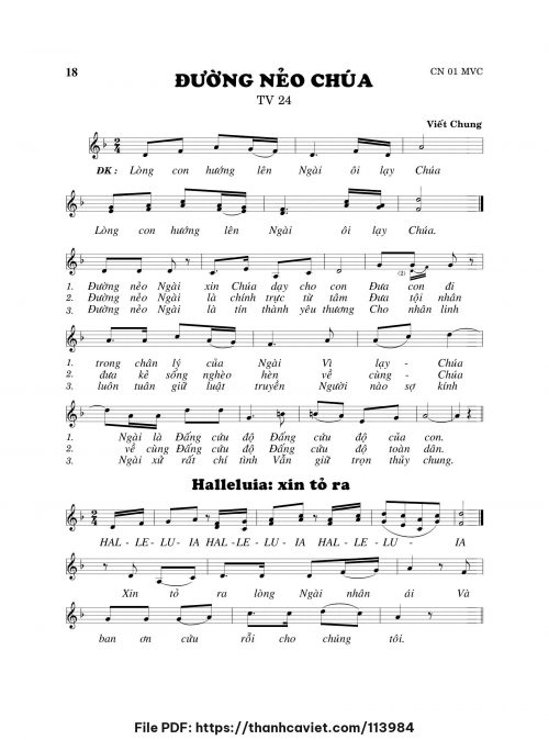 Đường nẻo Chúa - Viết Chung - trang 1