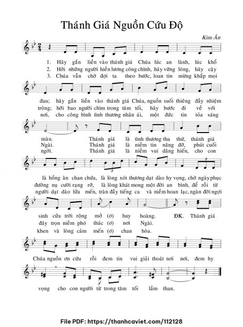 Thánh Giá nguồn cứu độ - Kim Ân - trang 1