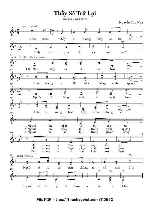 Thầy sẽ trỏ lại - Nguyễn Thu Nga - trang 1