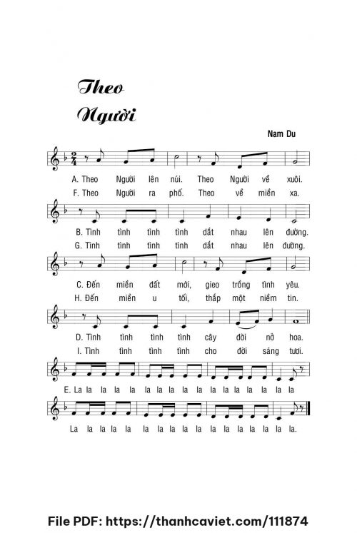 Theo Người - Nam Du - trang 1