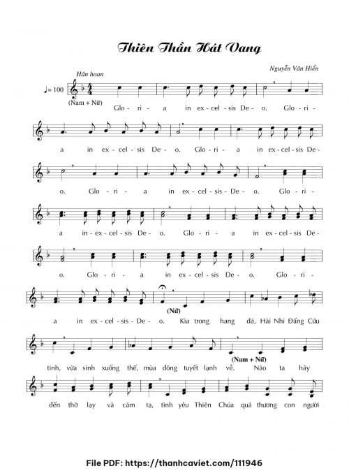 Thiên Thần hát vang - Nguyễn Văn Hiển - trang 1