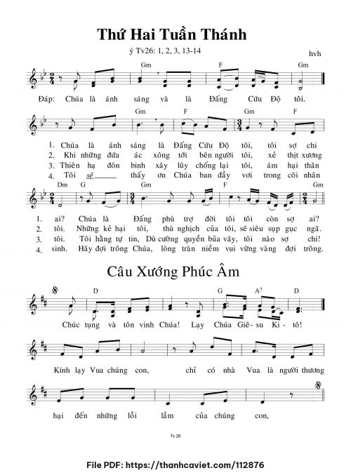 Thứ Hai Tuần Thánh - hvh - trang 1