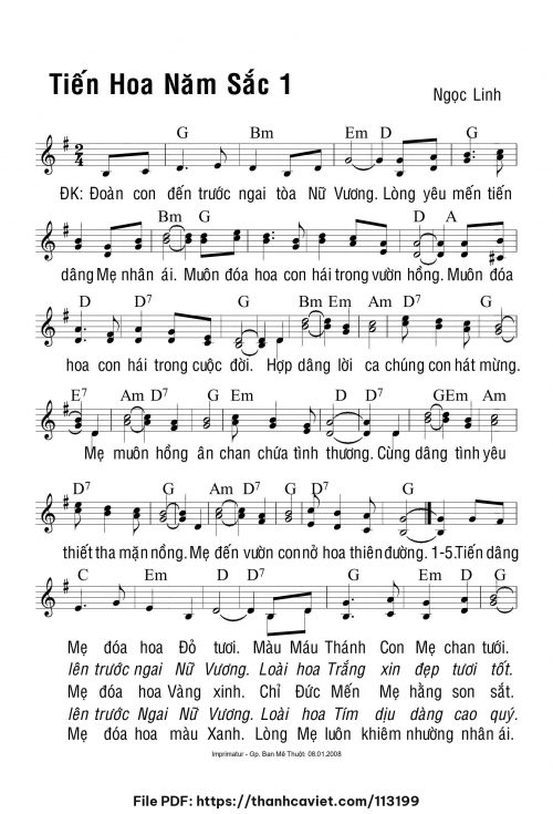 Tiến hoa năm sắc 1 - Ngọc Linh - trang 1